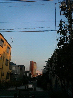 夕暮れ